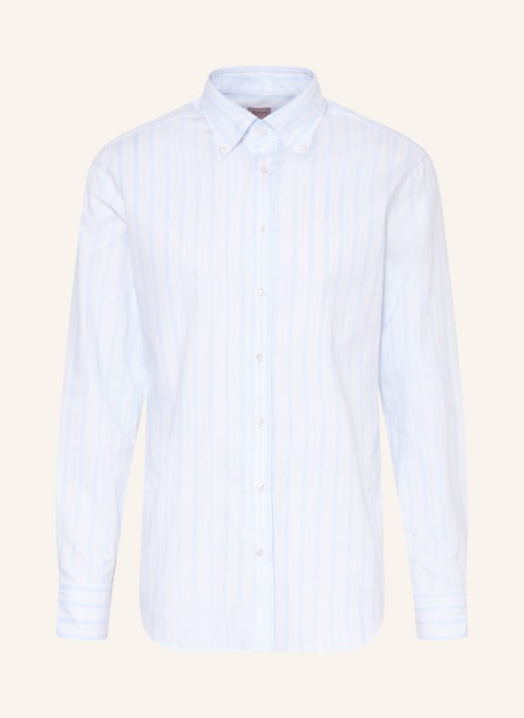 Stenströms Overhemd met normale pasvorm LICHTBLAUW / WIT