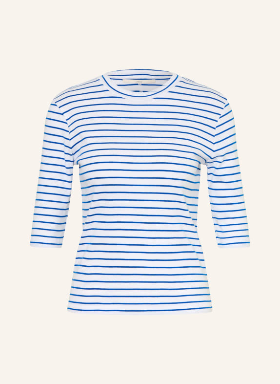 LANIUS T-Shirt WEISS / BLAU