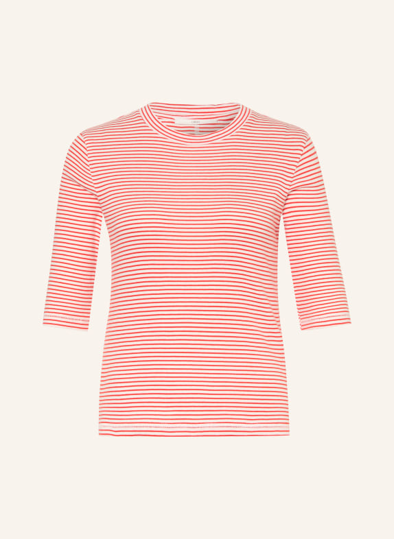 LANIUS T-Shirt WEISS / ROT