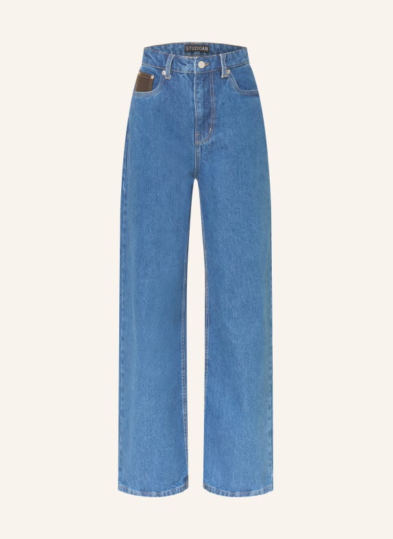 STUDIO AR Wide Leg Jeans ALINE BLUE BLUE