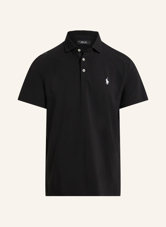 RLX RALPH LAUREN Funkcjonalna koszulka polo CZARNY / BIAŁY
