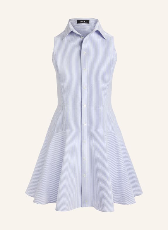 RLX RALPH LAUREN Golfkleid HELLBLAU / WEISS