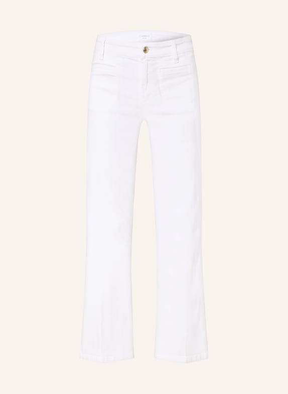 CAMBIO Krótkie dżinsy TESS CROPPED 5113 pure white stone