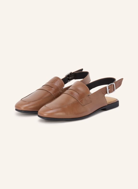 Marc O'Polo Slingloafer BRAUN