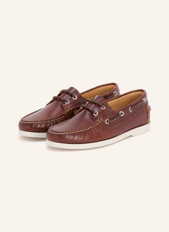 Marc O'Polo chaussures bateau MARRON