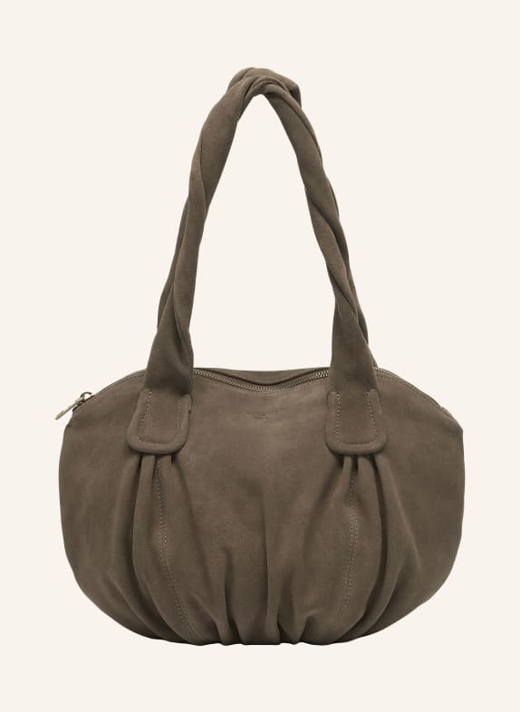 LIEBESKIND Schultertasche LUCY SMALL BRAUN