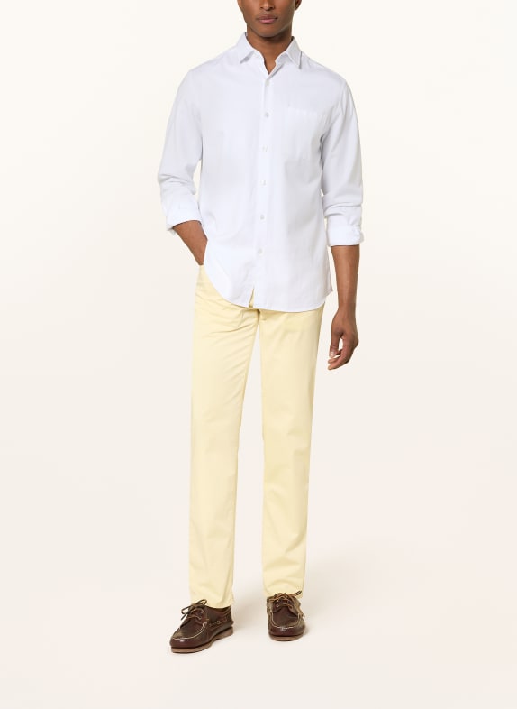 BRAX Broek CADIZ U Straight Fit LICHTGEEL