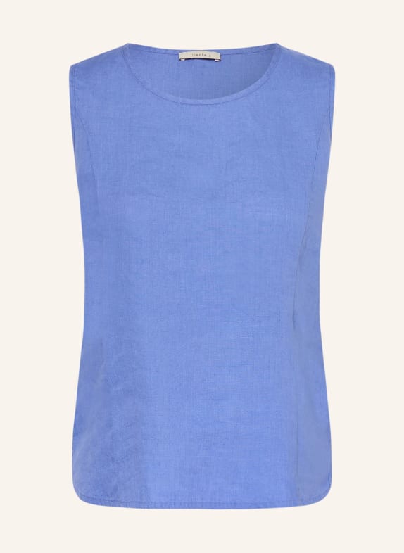 lilienfels Leinentop BLAU