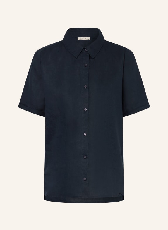 lilienfels Hemdbluse aus Leinen DUNKELBLAU