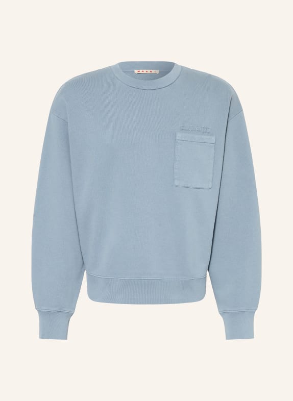 MARNI sweat-shirt BLEU CLAIR