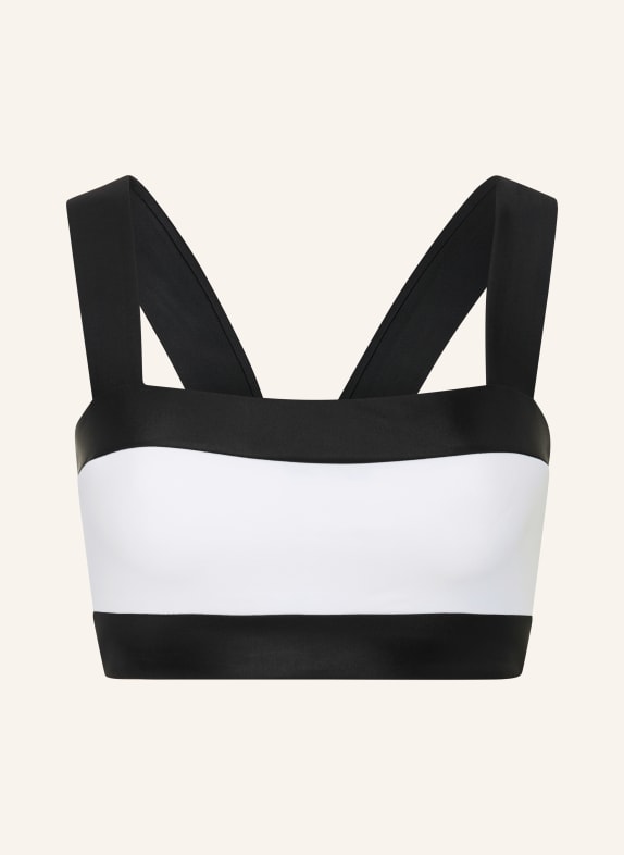 GOLDBERGH Bustier-bikinitop PLONGE WIT / ZWART