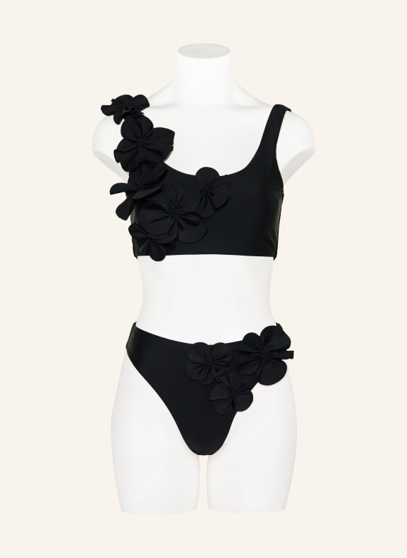 GOLDBERGH CHIARELLA Bustier Bikini Top BLACK