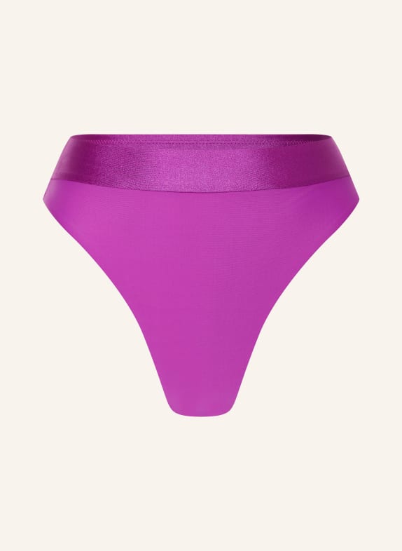 GOLDBERGH Bikinibroekje met hoge taille OCEANE LILAS FLUO