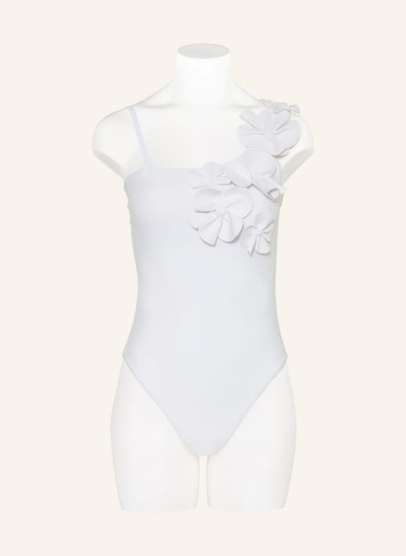 GOLDBERGH Maillot de bain asymétrique FABIOSA BLANC