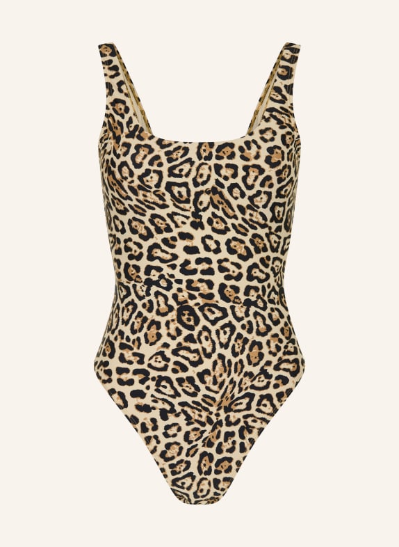GOLDBERGH RIVIERA Swimsuit BEIGE / LIGHT BROWN / BLACK