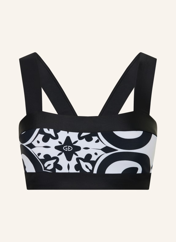 GOLDBERGH Bustier-Bikini-Top CASSANDRA SCHWARZ / WEISS