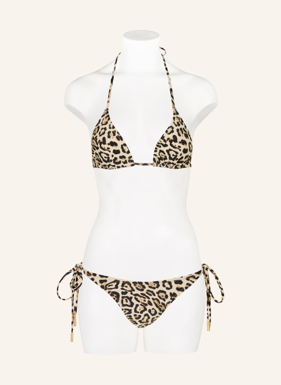 GOLDBERGH Triangel-bikinibroekje FROCE BEIGE / LICHTBRUIN / ZWART