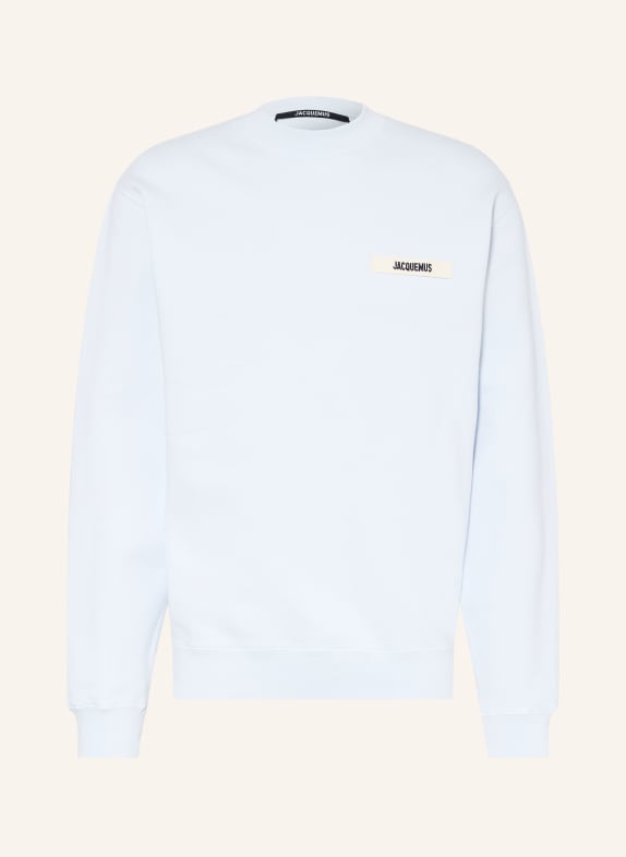 JACQUEMUS Bluza LE SWEATSHIRT GROS GRAIN JASNONIEBIESKI