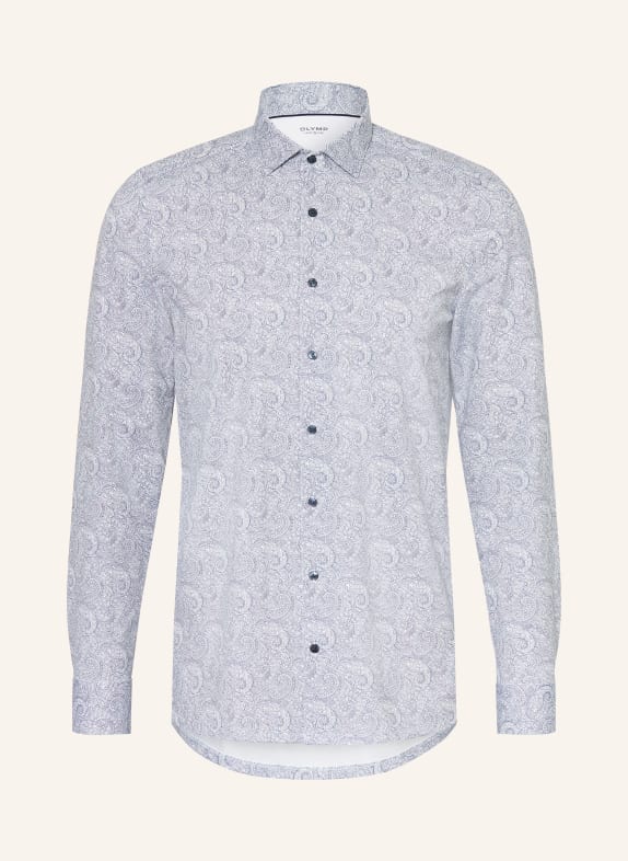OLYMP Hemd Level Five body fit DUNKELBLAU / WEISS