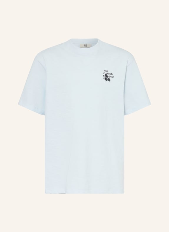 GARCIA T-Shirt HELLBLAU / HELLORANGE / GRÜN