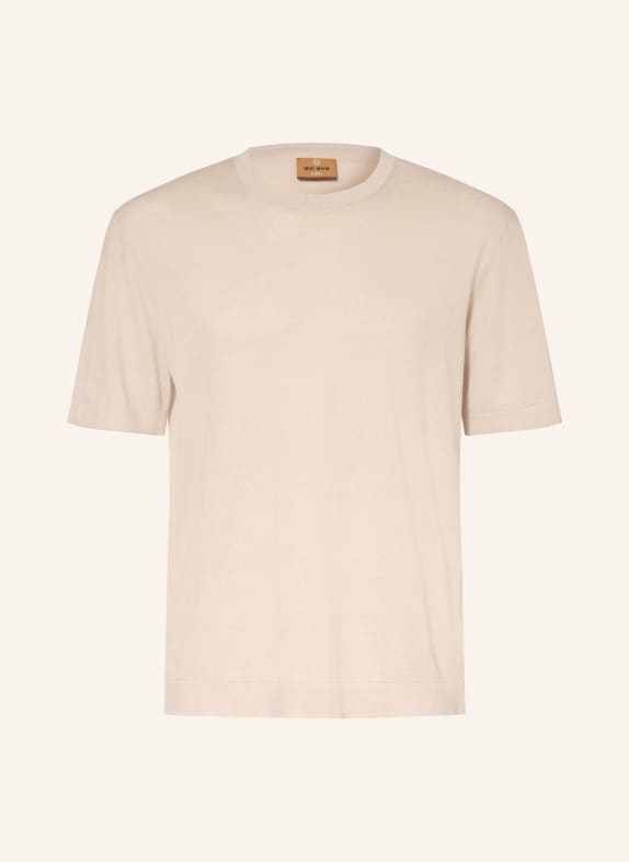 MOS MOSH Gallery Pull en maille MMGCROWE avec lin BEIGE