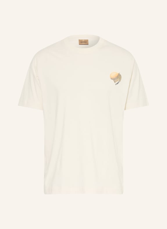 MOS MOSH Gallery T-Shirt MMGAMALFI ECRU / HELLORANGE / KHAKI