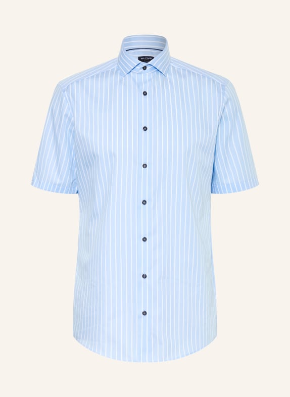 OLYMP Kurzarm-Hemd Luxor modern fit HELLBLAU / WEISS