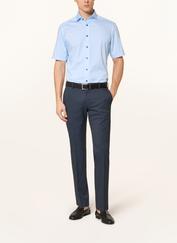 OLYMP Kurzarm-Hemd Luxor modern fit HELLBLAU / WEISS