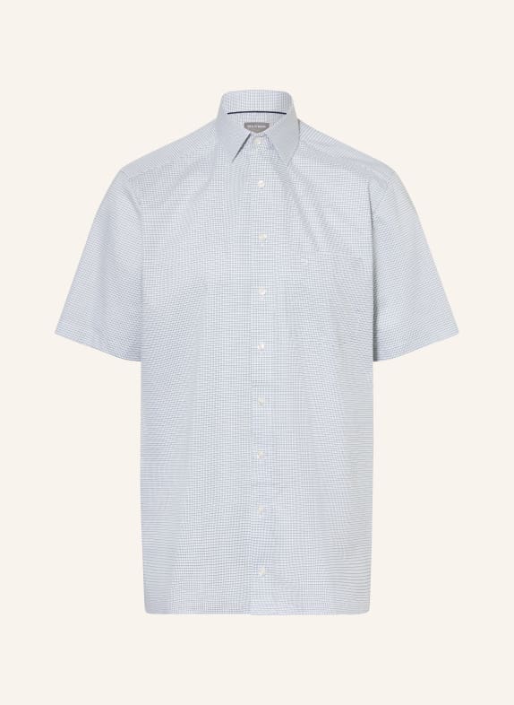 OLYMP Kurzarm-Hemd Luxor comfort fit GRÜN / ECRU