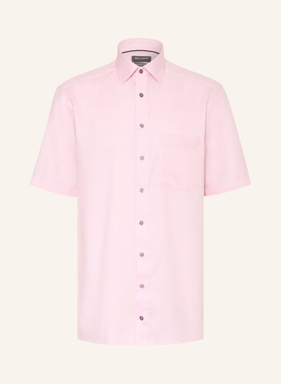 OLYMP Chemise à manches courtes Luxor coupe confortable ROSE