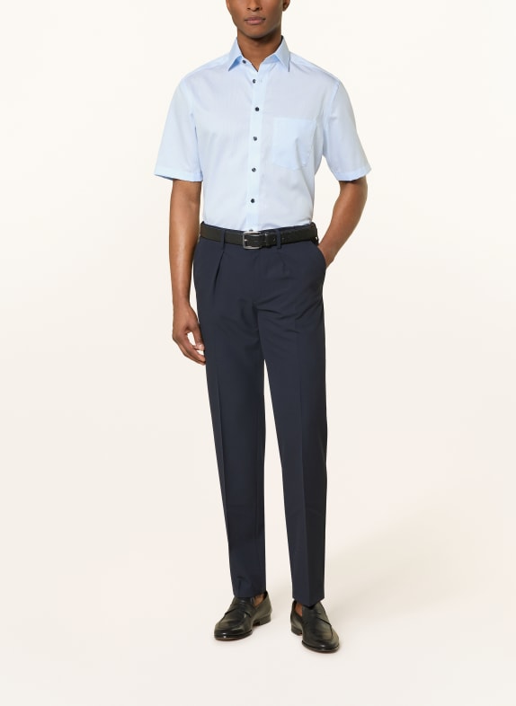 OLYMP Kurzarm-Hemd Luxor comfort fit HELLBLAU / WEISS