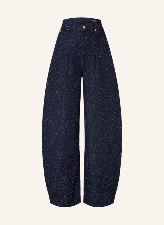 JACQUEMUS Jeans Barrel LE DE-NÎMES OVALO 380 NAVY