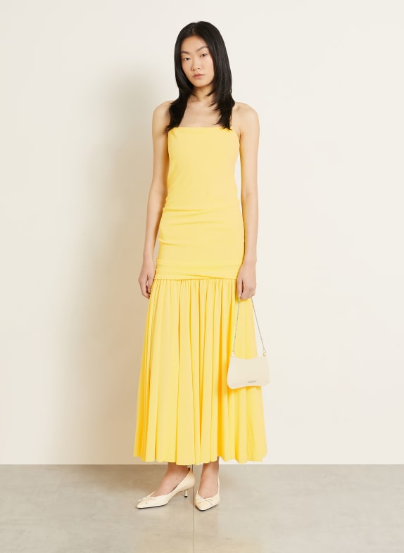 JACQUEMUS Abendkleid LA ROBE ABIHA aus Jersey GELB