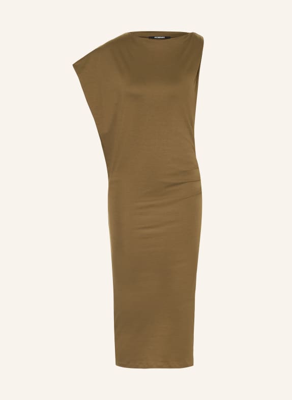 JACQUEMUS Cocktailjurk LA ROBE DRAP KAKI