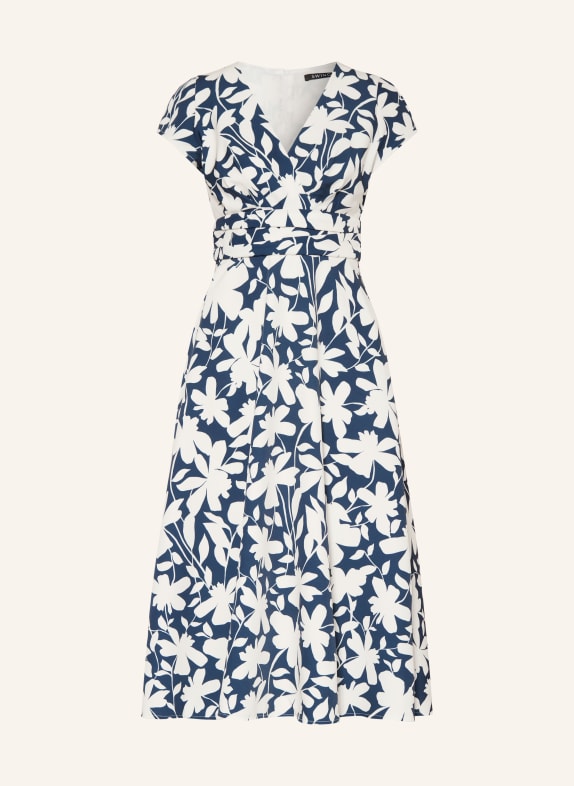 SWING dress DARK BLUE / WHITE