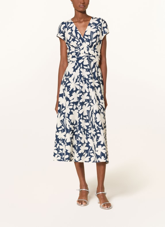 SWING dress DARK BLUE / WHITE