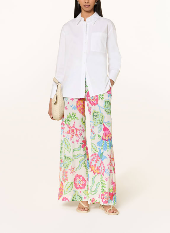 Grace Marlene-broek WIT / ROZE / BLAUW