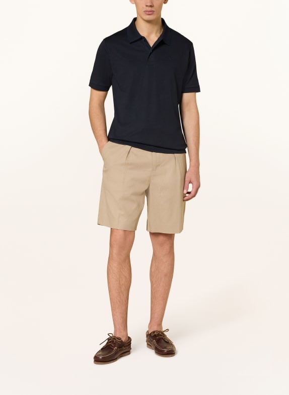 seidensticker Piqué-poloshirt met normale pasvorm DONKERBLAUW