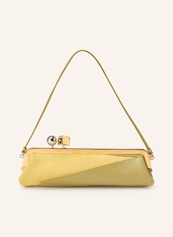 JACQUEMUS Clutch LA POCHETTE SALON MAIS GELB / OLIV
