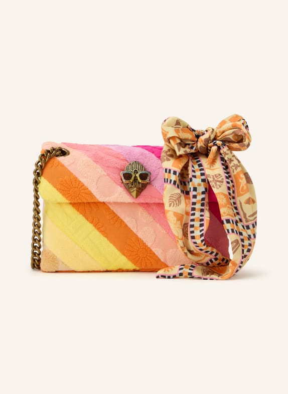 KURT GEIGER Umhängetasche KENSINGTON MINI PINK / GOLD / GELB