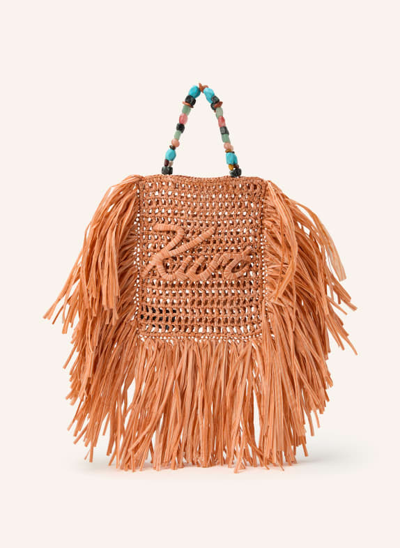 KURT GEIGER Handtasche KURT MINI mit Schmuckperlen LACHS