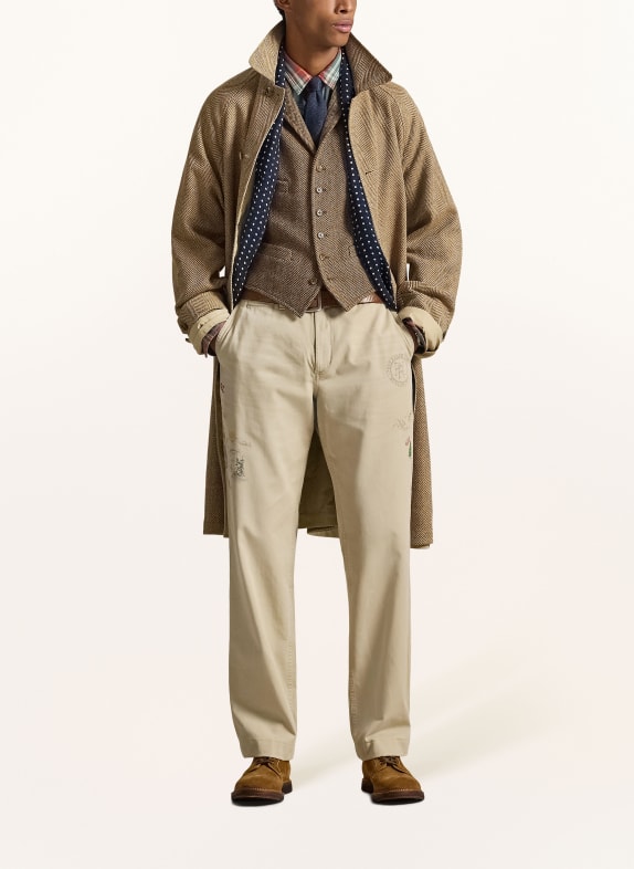 POLO RALPH LAUREN Omkeerbare jas BRUIN / BEIGE