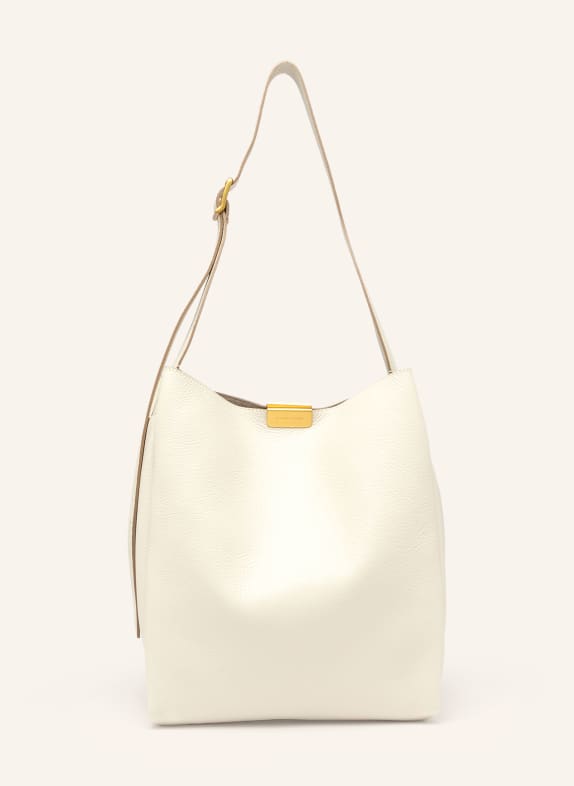 GIANNI CHIARINI JO MEDIUM drawstring bag ECRU / GOLD