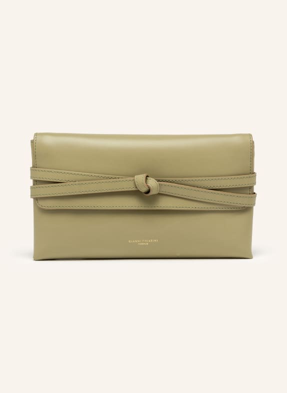 GIANNI CHIARINI Clutch OLIV / GOLD