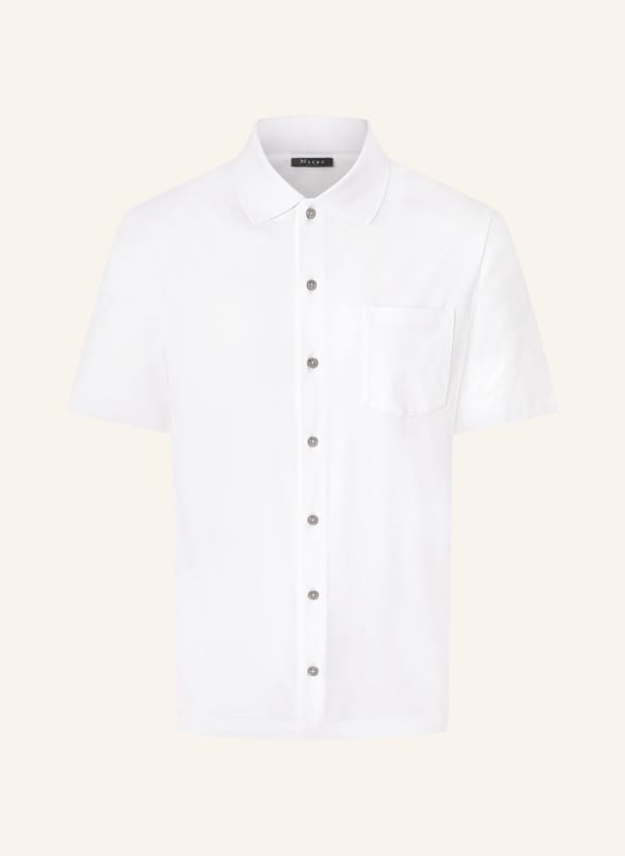 MAERZ MUENCHEN Korte mouwen shirt Regular Fit van jersey WIT