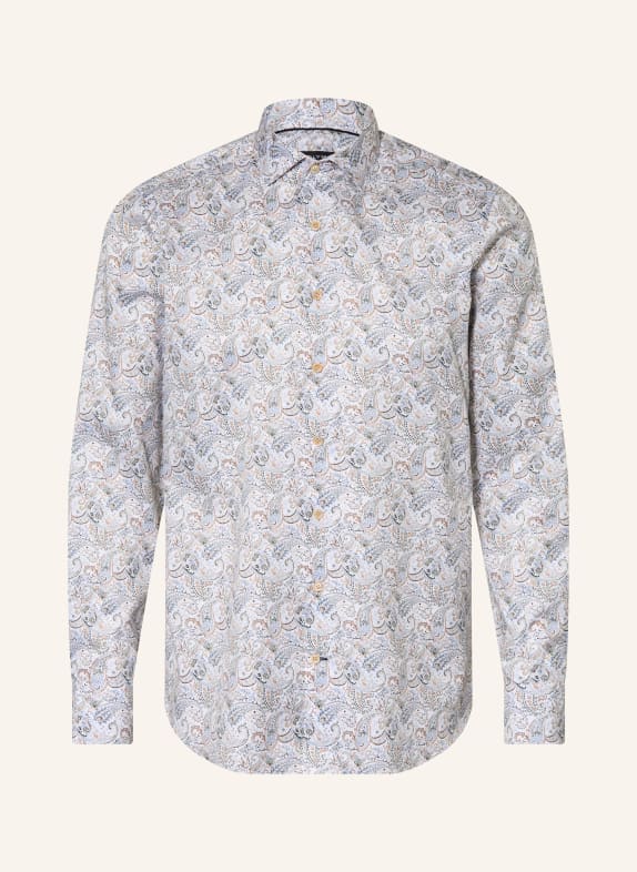 OLYMP SIGNATURE Hemd tailored fit WEISS / BEIGE / BLAU