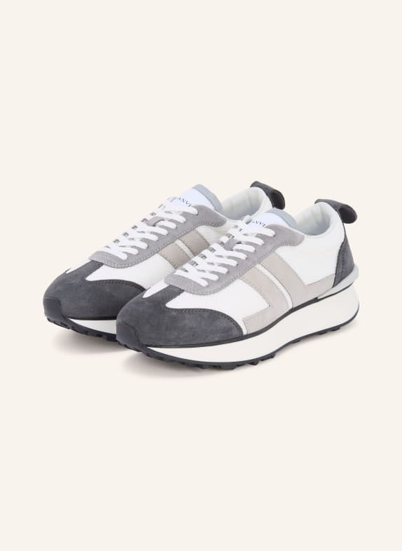 LANVIN Sneaker BUMPR HELLGRAU / BLAUGRAU / WEISS