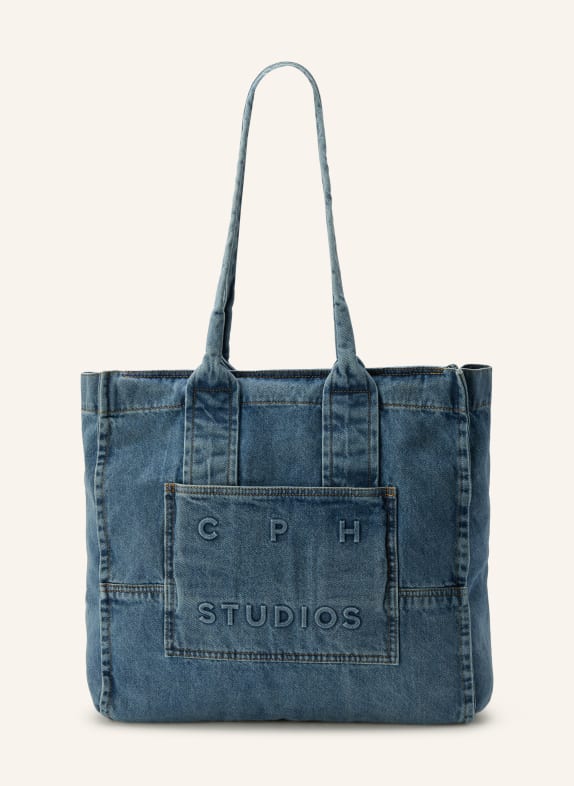 COPENHAGEN STUDIOS Shopper CPH 5 DENIM BLAU