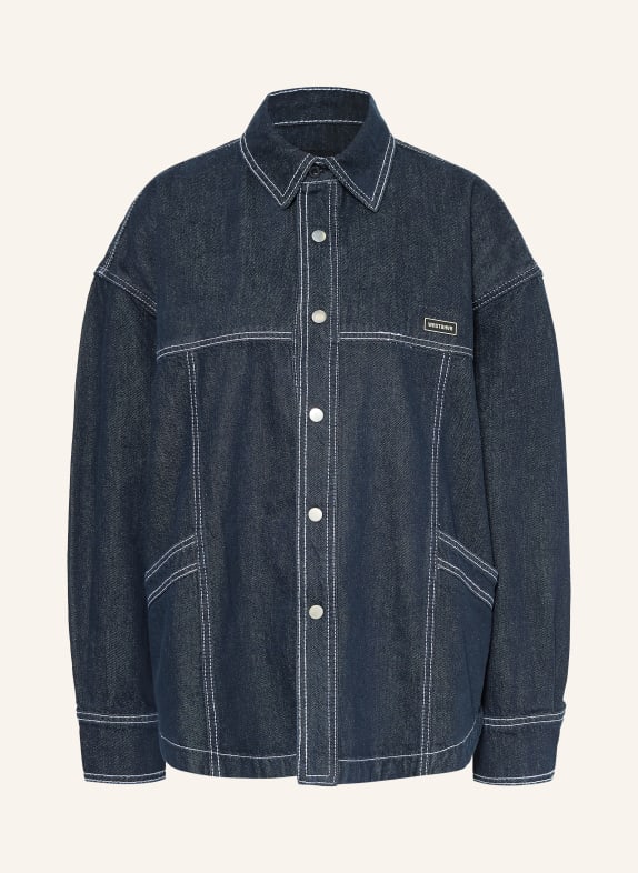 WRSTBHVR Jeans-Overshirt LEANDRA 5073 RAW BLUE