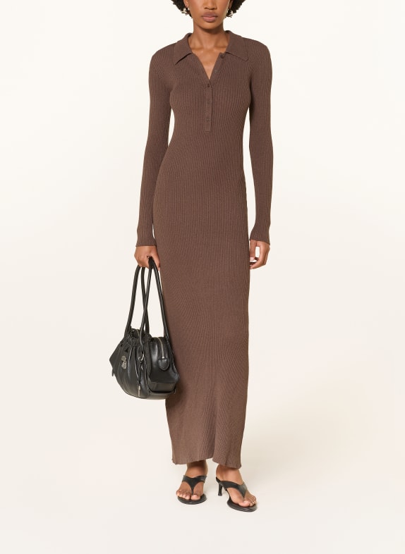 WRSTBHVR Strickkleid ROMI DUNKELBRAUN